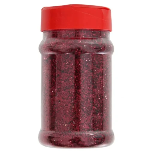 Streudose Glitter Rot fein