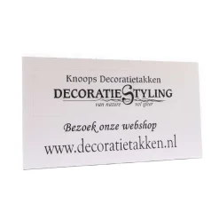 Trespa Platte – Personalisiertes Symbol/Tekst – 30x15cm