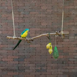 Vogelschaukel | sandgestrahlter Birnenzweig | 80 cm