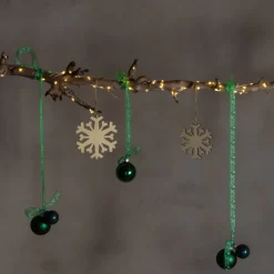 Weihnachtsgirlande | Birne | Sandgestrahlt | 80 cm