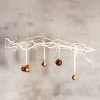Weihnachtsgirlande | Weide | Weiß | 100 cm
